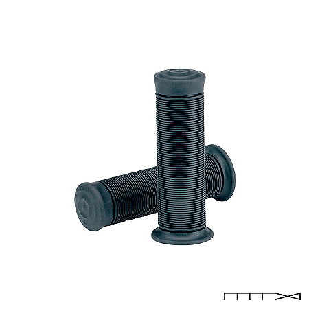 Manopla Modelo Kung Fu - 1" Polegada Universal - Preto - Biltwell