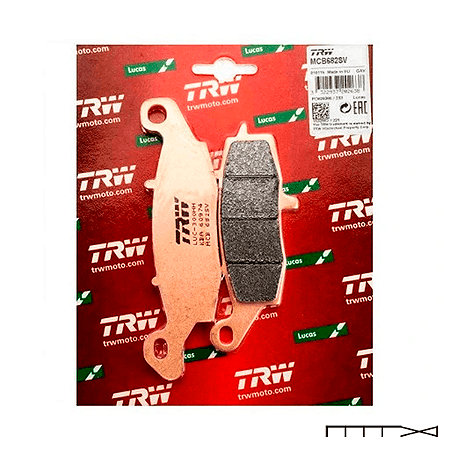Pastilha de Freio Dianteira TRW - Diversos Mods. Kawasaki/ Suzuki e Yamaha