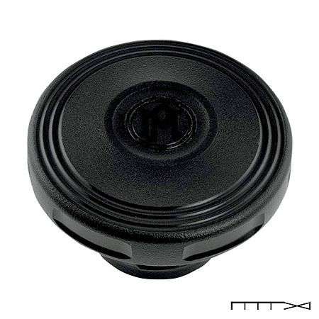 Tampa do Tanque de Combustível Merc - Preto - Harley Davidson 1996 - 2018 - Performance Machine