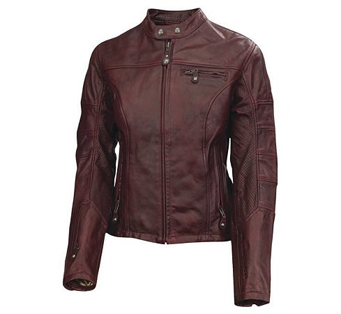 Jaqueta Feminina de Couro - Maven - Oxblood - Roland Sands Design