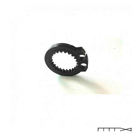 Adaptador de Manopla - Preto - Aprilia Rsv4 2009 - 2010 - Rizoma