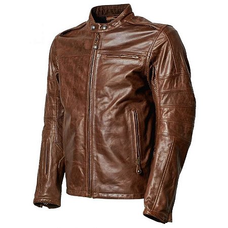 Jaqueta Masculina de Couro - Ronin - Tobacco - Roland Sands Design