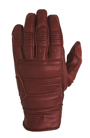 Luva Masculina De Couro - Ronin - Oxblood - Média - Roland Sands Design
