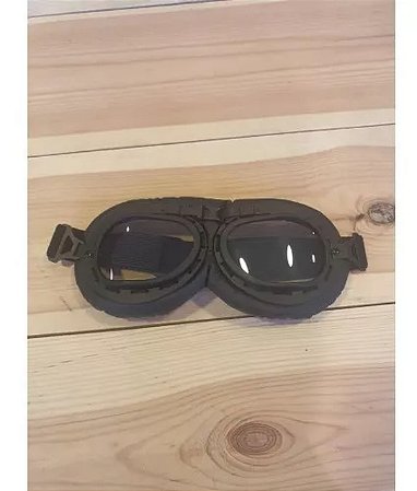 Óculos modelo Aviador na Cor Preto/Transparente