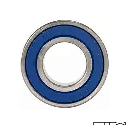 Rolamento de roda sem ABS de 1" Polegada - Drag Specialties