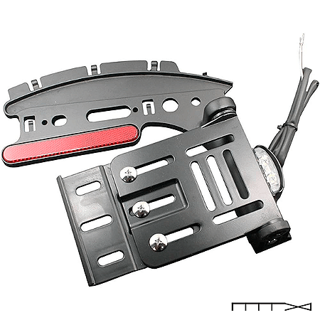 Suporte de Placa Lateral Harley Davidson- CH Parts