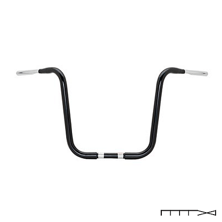 Guidão Gorilla Apehanger 18´´ - Preto - Burly Brand