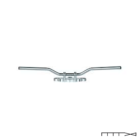Guidão Trw Lucas - Superbike Elegance - Cromado - 22 Mm