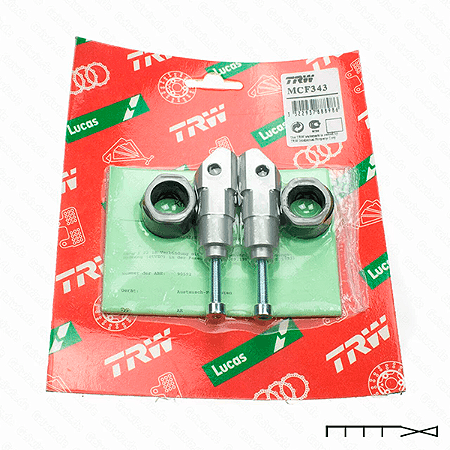 Adaptador para Pedaleira Diant. & Tras.. Trw (Par) - Mods. Suzuki