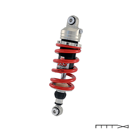 Amortecedor Traseiro Yss - 295mm - Cromado - Honda CBF 600