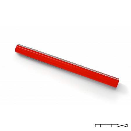 Cano para Montagem do Semi-Guidão 285Mm em Aluminio para Montagem do System 3 - Trw Lucas - Vermelho