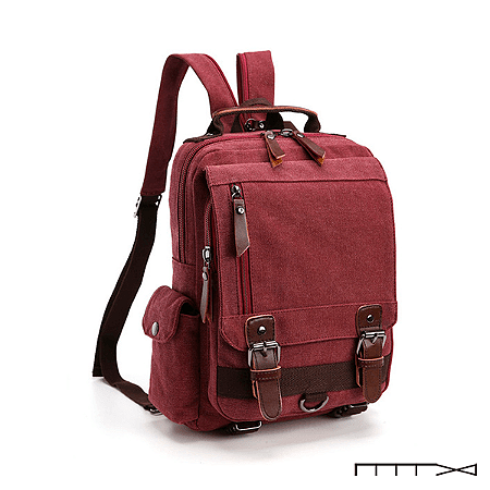 Bolsa de ombro em lona - Red