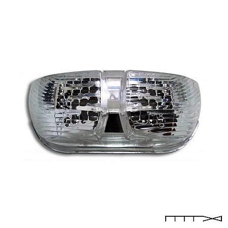Lanterna Em Leds Integrada Com Pisca - Fazer 1000 2007 - 2009 - Ledslight