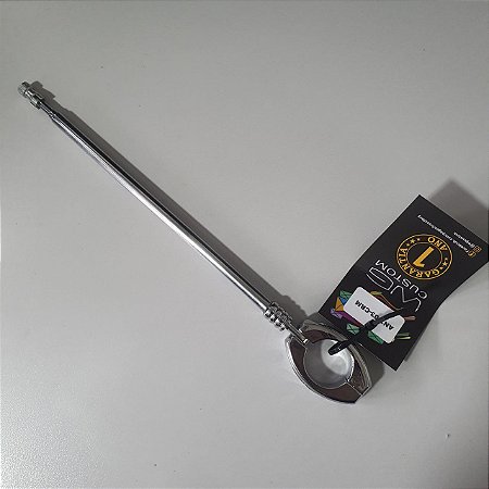 Antena Corta Linha De Pipa Guidão de 1 Pol. - Cromada