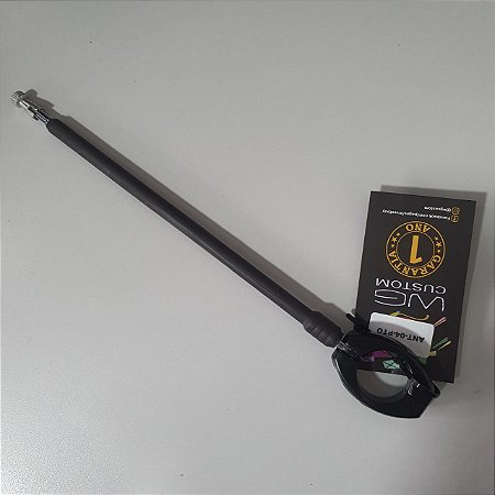 Antena Corta Linha De Pipa Guidão de 1 Pol. - Preta