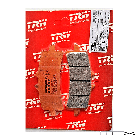 Pastilha de Freio Sinterizada Racing Dianteira TRW- Aprilia, Benelli, Ducati, Husqvarna, Kawasaki, KTM, Suzuki e Triumph