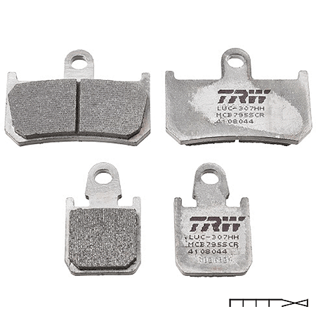 Pastilha de Freio Carbono Racing Dianteira - Yamaha R1 2007 - 2014 - TRW