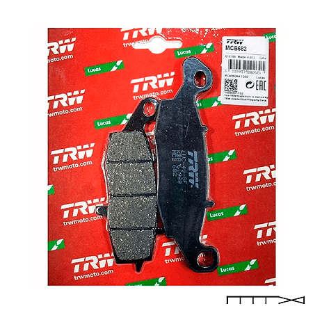 Pastilha de Freio Dianteira/Traseira Trw Lucas - Kawasaki / Suzuki