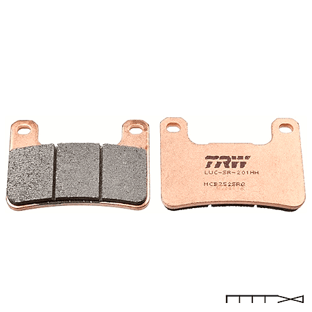 Pastilha de Freio para circuito - Dianteira - Suzuki GSXR 04 - 10 - TRW