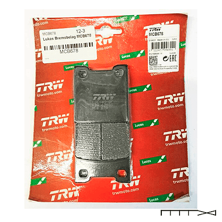 Pastilha de Freio Orgânica Traseira - TRW