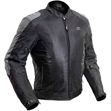 Jaqueta TEXX Saga four Season V2 Masculina Preta e Cinza