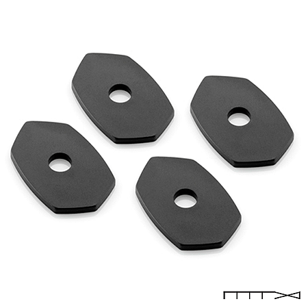 Adaptador para Mini Pisca Rizoma - Preto - Er6 2012 - 2014 - Rizoma