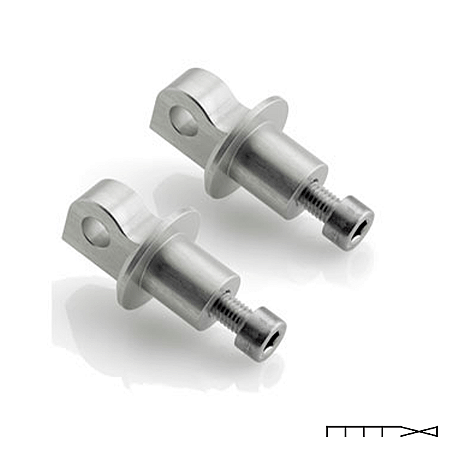 Adaptador para Pedaleira Diant E Tras. Rizoma (Par) - Mv Agusta