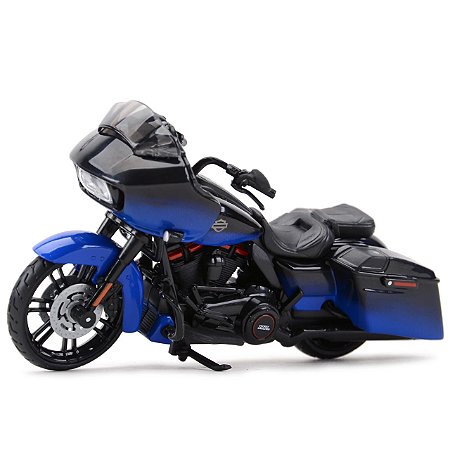 Miniatura Maisto (Escala 1:18) Harley-Davidson CVO Road Glide 2018 - Blue Black