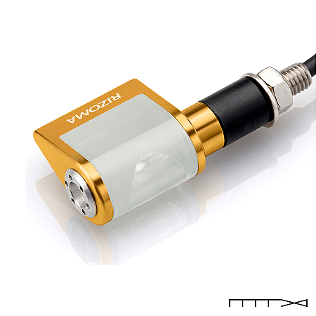Mini Pisca Modelo Avio 21 - Dourado - Rizoma