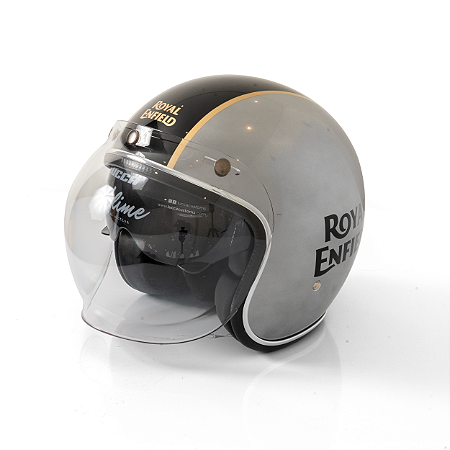 Capacete Aberto Lucca Mod. Sublime - Customizado por MTX Imports - Royal Enfield