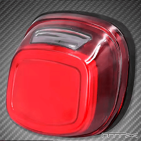 Lanterna LED Vermelha Modelo 3 -  Harley Davidson - CH Parts