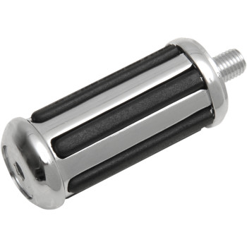 Pedal de Câmbio Mod. "Rail" - Borracha - Extremidade Cromada