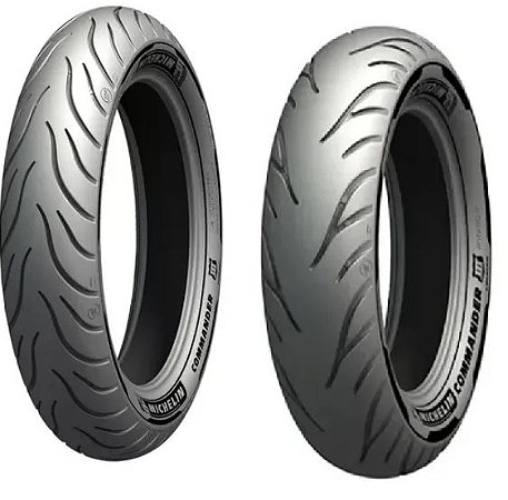 Pneus Michelin Commander III DYNA SWITCHBACK - 130/70B-18 (Diant) e 160/70B-17 (Tras) - Par