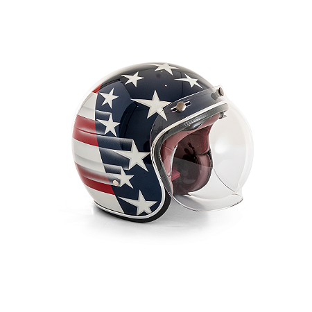 Capacete Aberto - Lucca Mod. Sublime - Customizado por MTX Imports - América