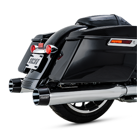 Ponteira Vance & Hines Blackbird 450 - Cromada - Touring 2017 - 2024