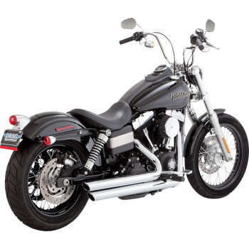 Escapamento Vance & Hines PCX™ Big Shots Staggered 2 Into 2 - Cromado - Dyna 2006 - 2017
