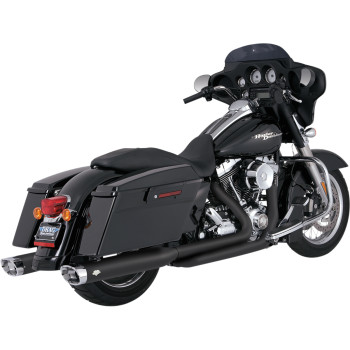 Sistema de Curvas E Junção Vance & Hines - Dresser Duals - Preto - Touring 2009 - 2016