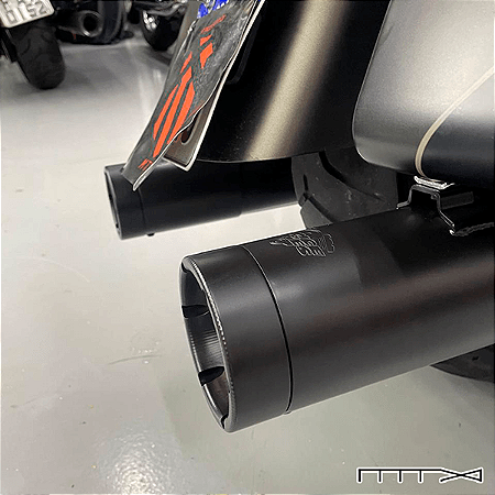 Ponteira Vance & Hines Monster Round 4" - Preta - Touring 2017 - 2025
