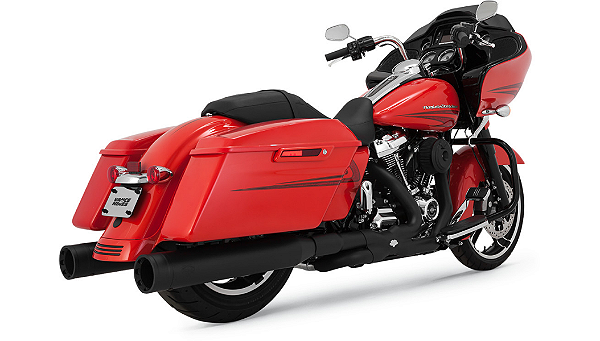 Sistema de Curvas e Junção Power Duals Preto Touring 2017 - 2023 - Vance & Hines
