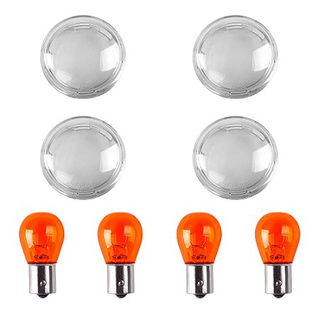 Kit de 4 Lentes Cristal para piscas modelo Bullet - Chris Products