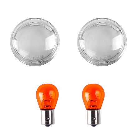 Kit de 2 Lentes Cristal para piscas modelo Bullet - Chris Products