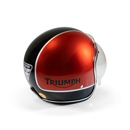 Capacete Aberto - Origine Primo - Customizado por MTX Imports - Triumph Baja Orange