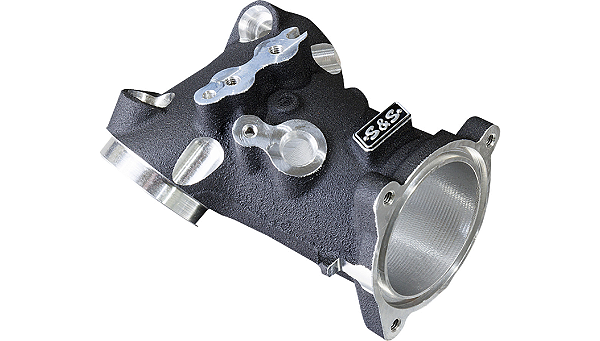 Coletor de Admissão do Motor Harley Davidson M8 55mm Preto - 2017-2025 - S&S Cycle