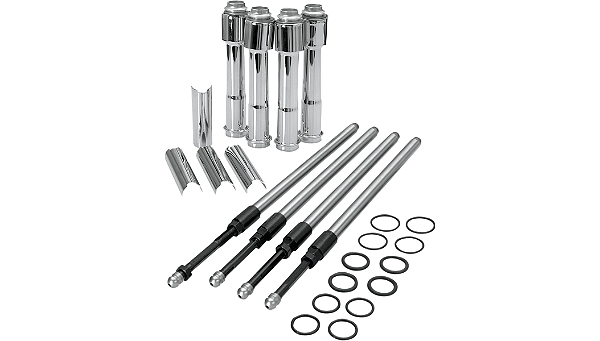 Kit completo de haste e tubo de pressão S&S Cycle para Harley Sportster 2004-2019