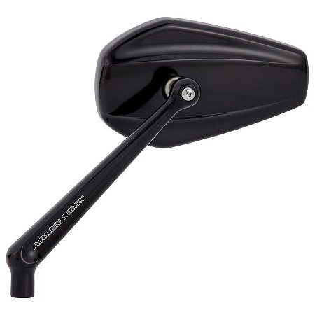 Retrovisor Mini Preto Mod. Stoker Billet (Par) - Arlen Ness