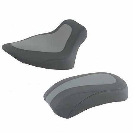 Banco do Piloto e do Passageiro Deluxe Tripper - Mustang Seats - Softail Heritage 2007-2017 e Deluxe 2005-2017