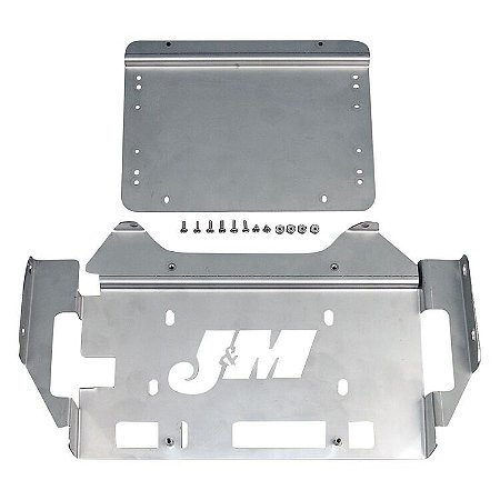 Kit de montagem de amplificador em aço inoxidável J&M para Harley Touring 2014-2025