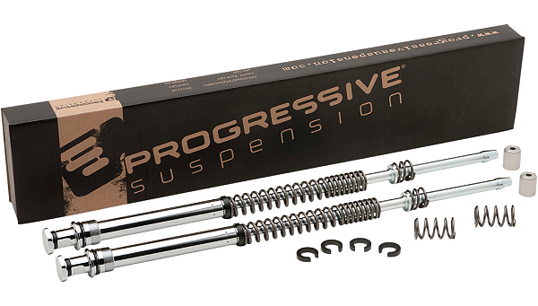 Cartucho da Suspensão Dianteira Rebaixado 39 mm - Progressive Suspension - Cromado - Sportster 2004 - 2015