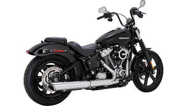 Ponteira 4´´ Vance & Hines  Twin Slash - Cromada - Softail 2025 - 2026