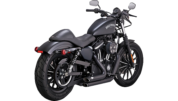 Escapamento Vance & Hines PCX™ Shortshots Staggered - Preto - Sportster 2014 - 2020